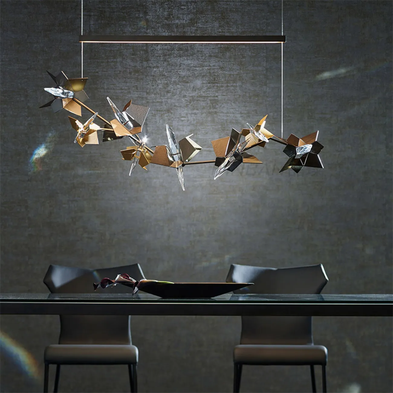 Подвесной светильник BERGAMO L120 Bronze от ImperiumLoft