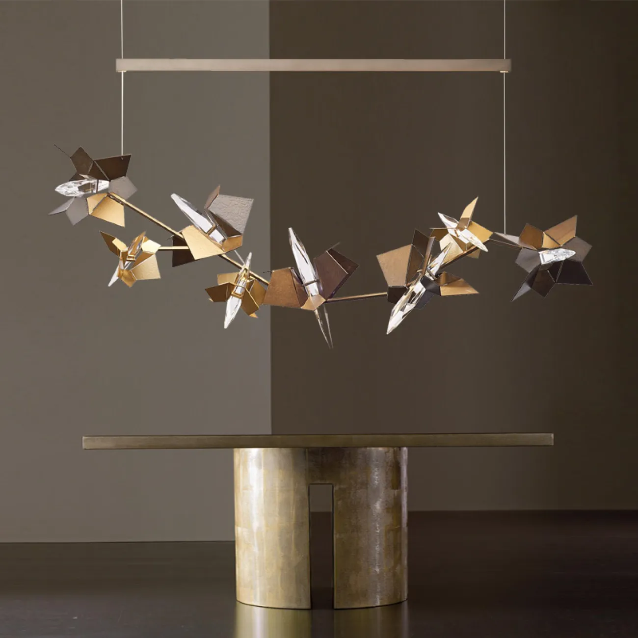 Подвесной светильник BERGAMO L180 Black от ImperiumLoft