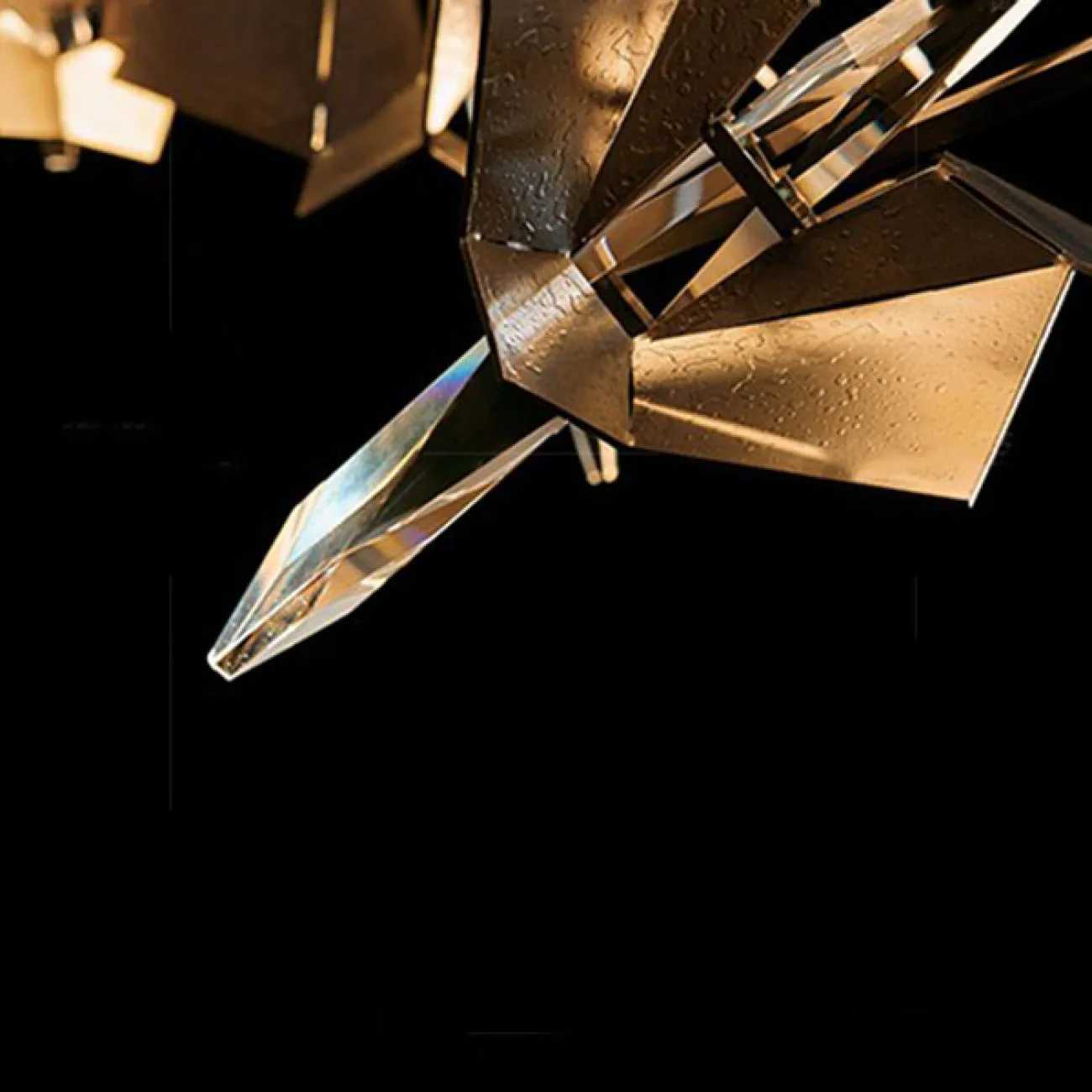 Подвесной светильник BERGAMO L180 Black от ImperiumLoft