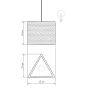 Подвесной светильник Trigon от LaLume