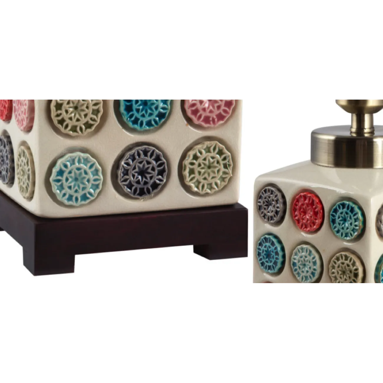 Настольная лампа Caramel Colored Square от LaLume