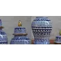 Китайская чайная ваза с крышкой Gold Bump от LaLume