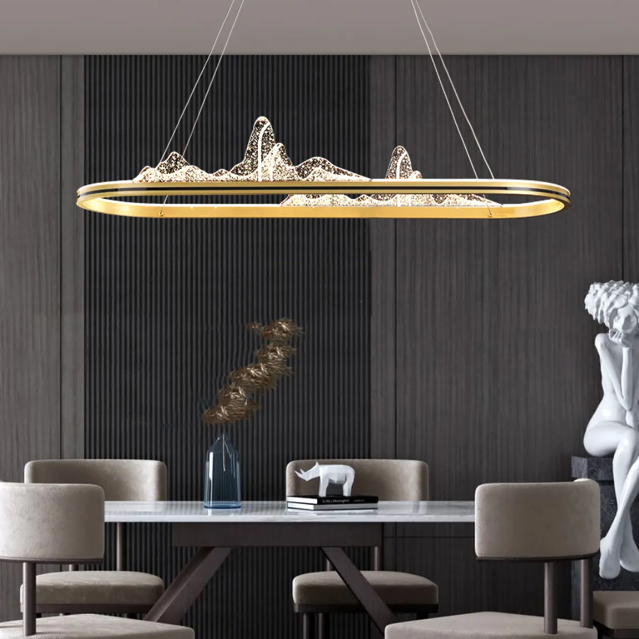 Подвесной светильник SEVER B L80 3000К от ImperiumLoft