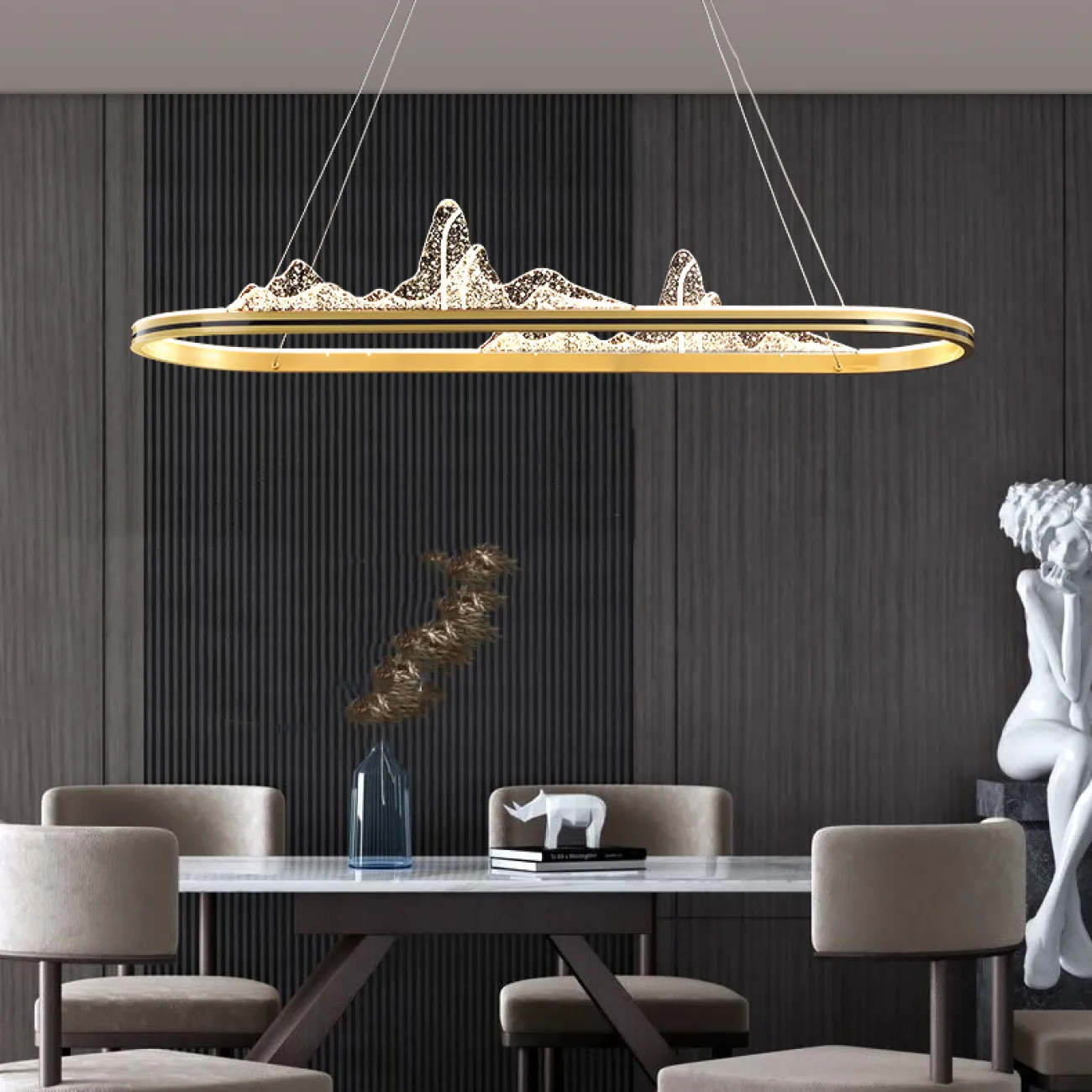 Подвесной светильник SEVER A L80 4000К от ImperiumLoft