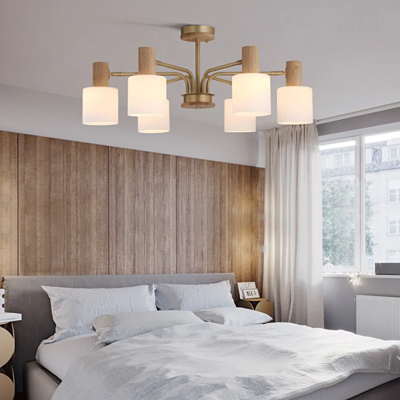 Подвесная люстра INGRID 6 glass от ImperiumLoft