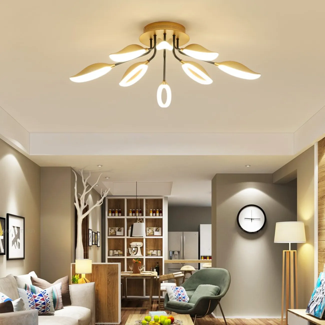 Подвесная люстра MIRTH A D100 Gold от ImperiumLoft Подвесная люстра MIRTH A D100 Gold от ImperiumLoft