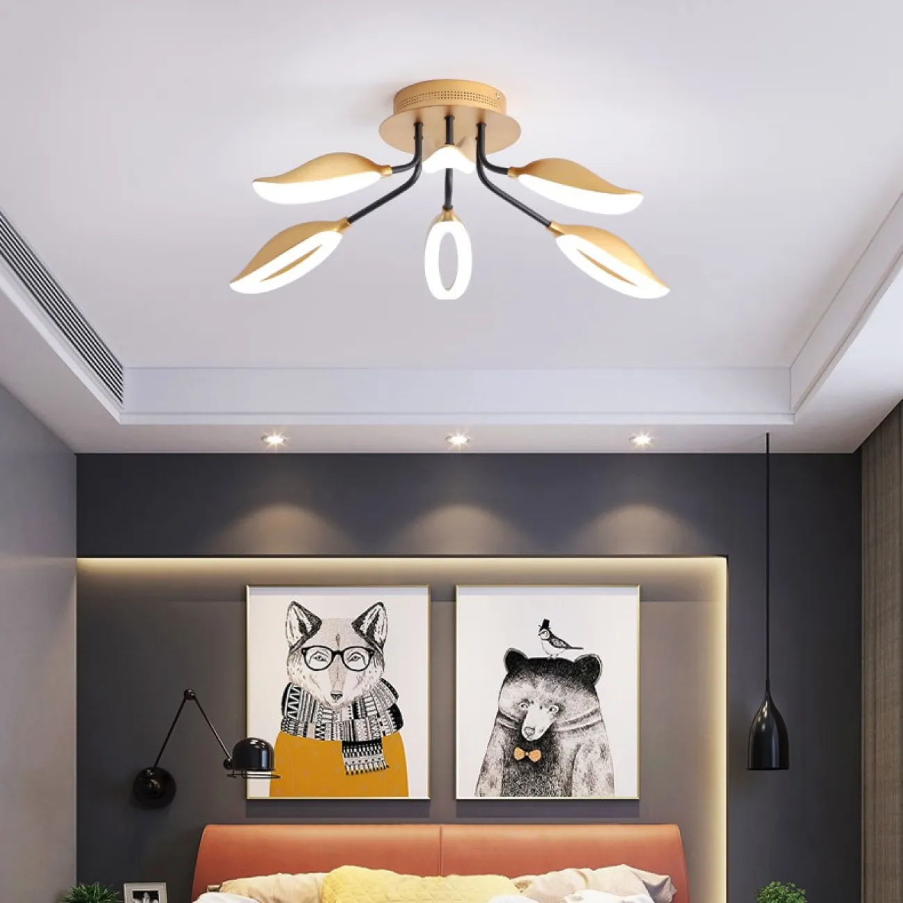 Подвесная люстра MIRTH A D100 Gold от ImperiumLoft Подвесная люстра MIRTH A D100 Gold от ImperiumLoft