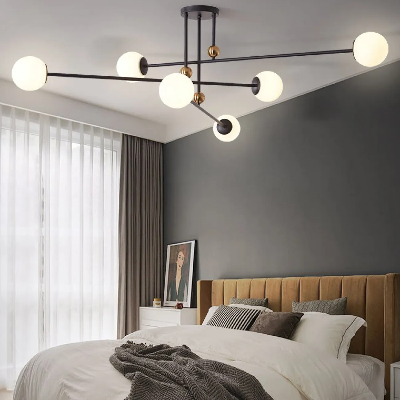 Подвесная люстра JESI Black от ImperiumLoft