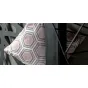 Подушка Hexagon Pink Geometry от LaLume