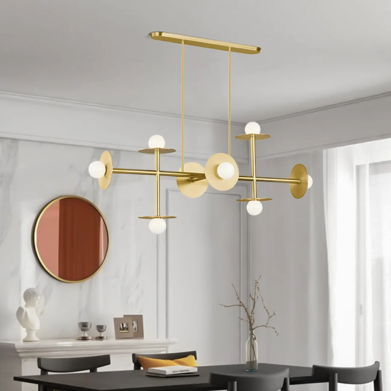 Потолочный светильник TRISH Gold от ImperiumLoft