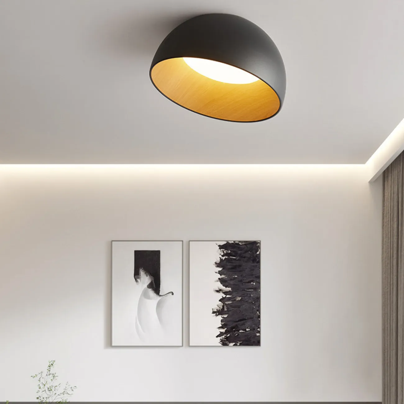 Потолочный светильник BARA A D35 Black 4000К от ImperiumLoft