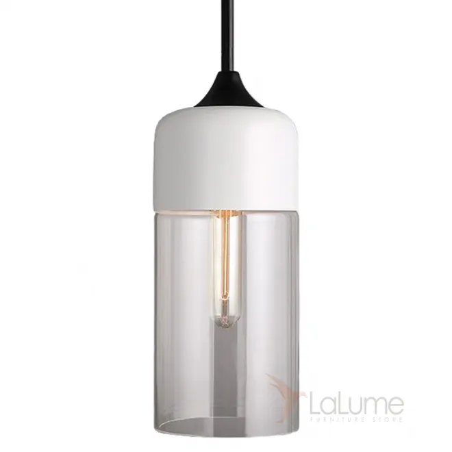 Подвесной светильник Hanglamp zwart glas White I