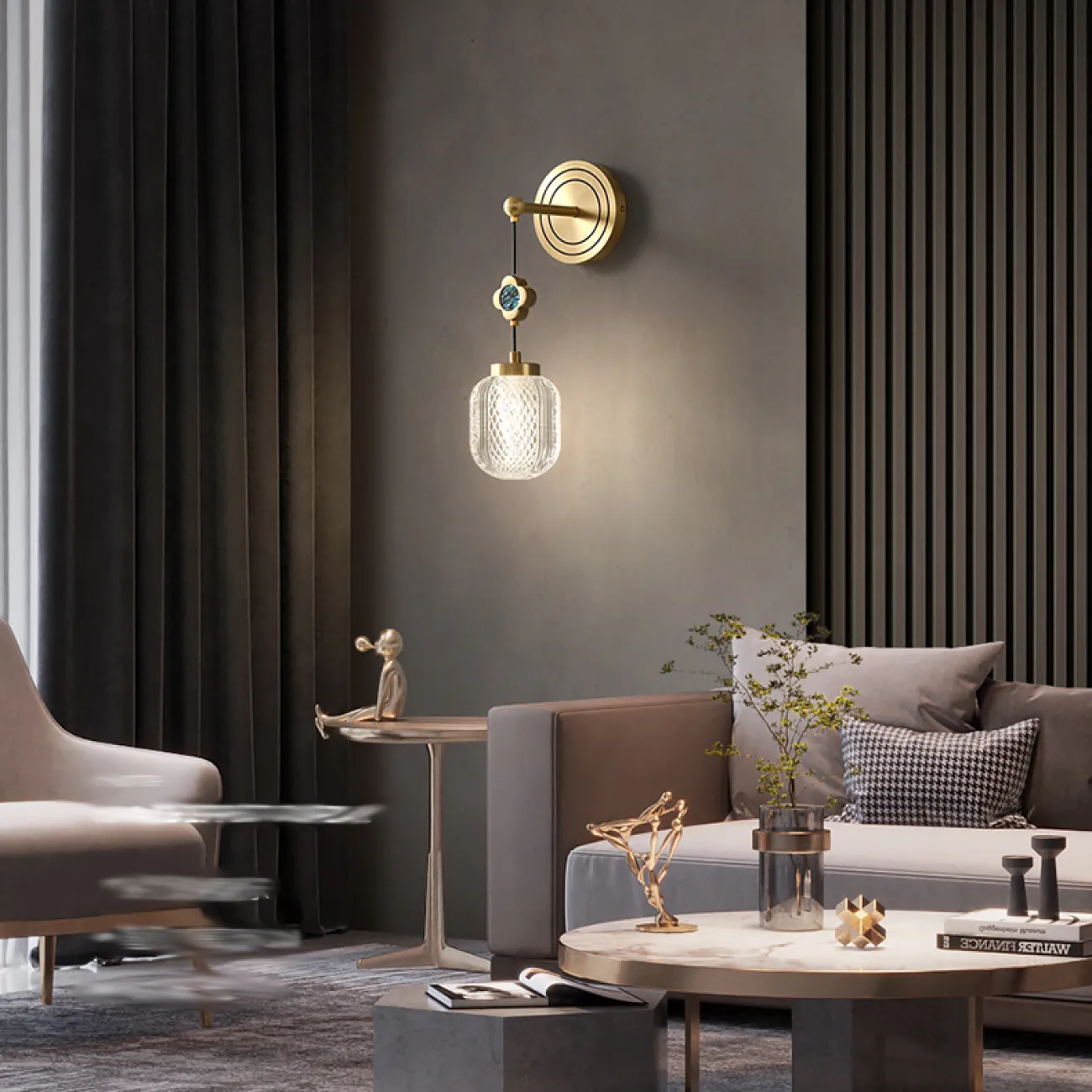 Настенный светильник LUARA WALL B от ImperiumLoft