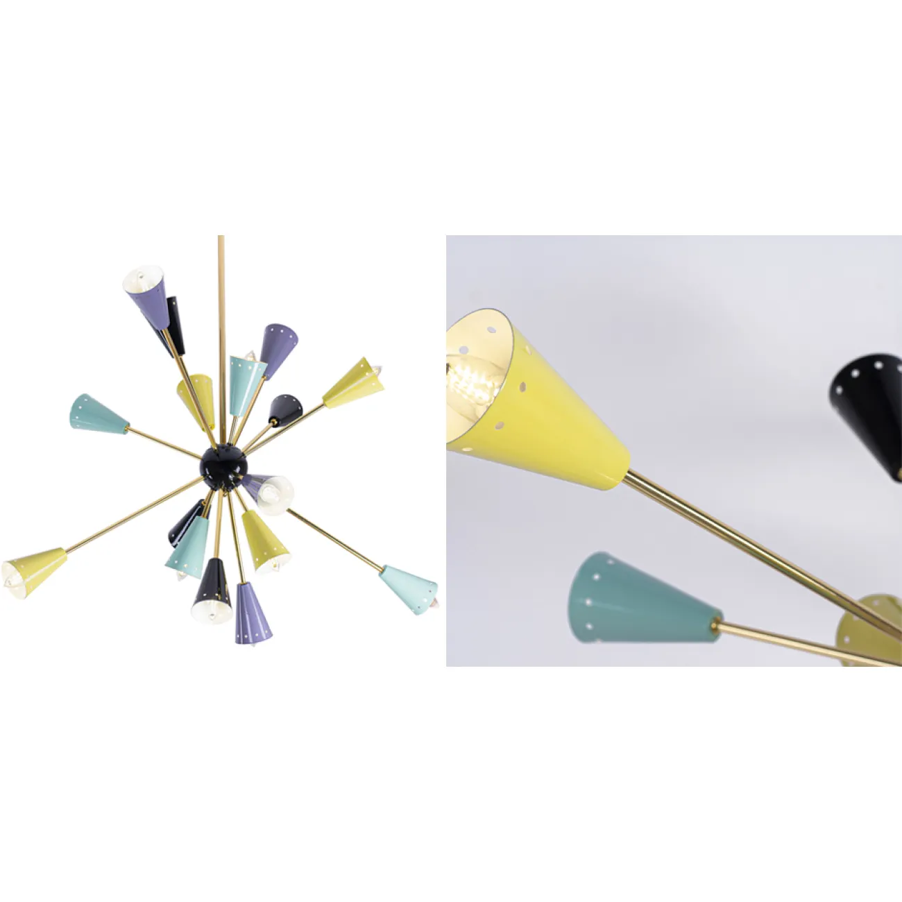 Люстра Sputnik Chandelier Multi Color от ImperiumLoft