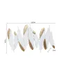 Дизайнерский настенный декор перья LaLume-KKK00358