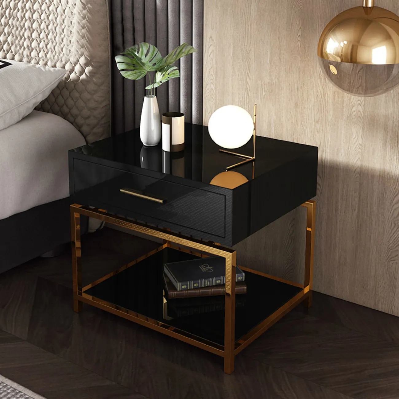 Дизайнерская прикроватная тумба LaLume-TT00101