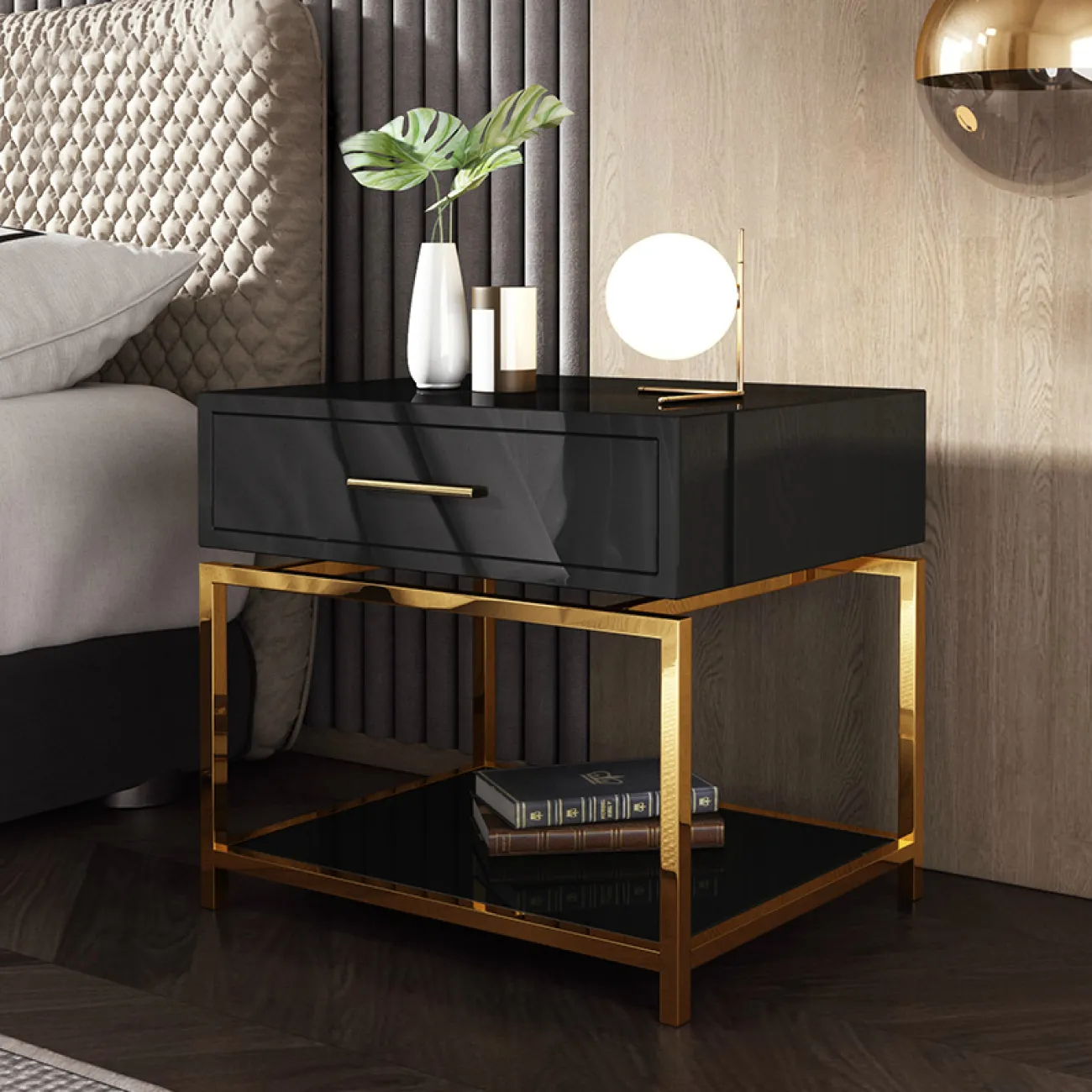 Дизайнерская прикроватная тумба LaLume-TT00101