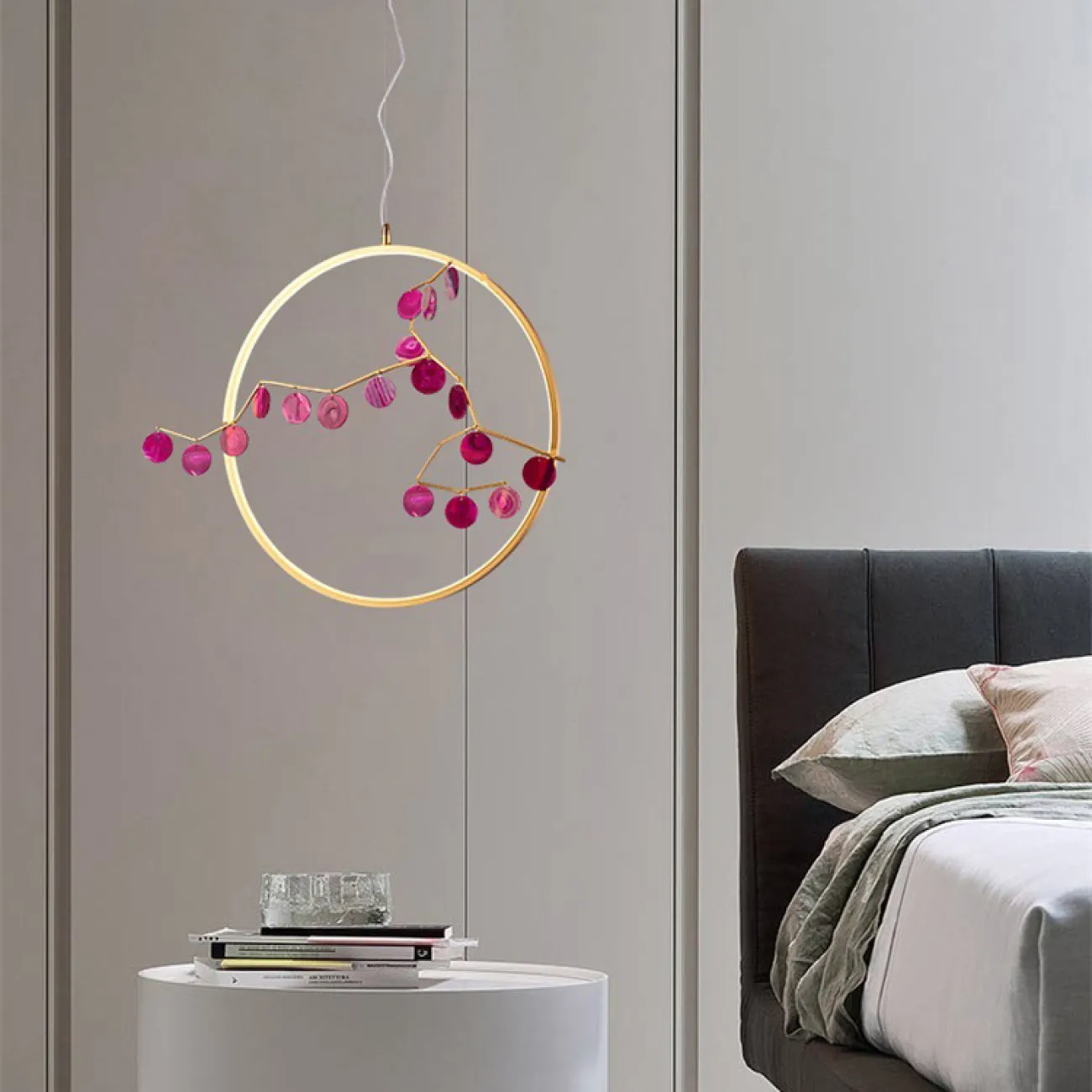 Подвесной светильник AGATE 10 purple D60 от ImperiumLoft Подвесной светильник AGATE 10 purple D60 от ImperiumLoft