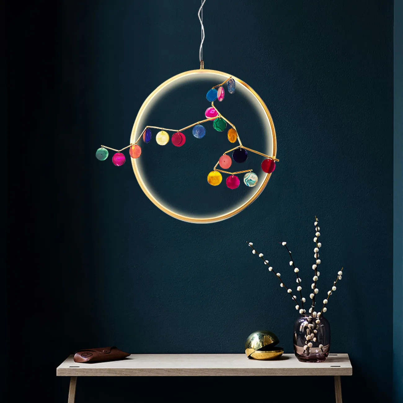 Подвесной светильник AGATE 10 purple D60 от ImperiumLoft Подвесной светильник AGATE 10 purple D60 от ImperiumLoft