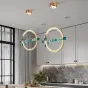 Подвесной светильник AGATE 10 green D45 от ImperiumLoft