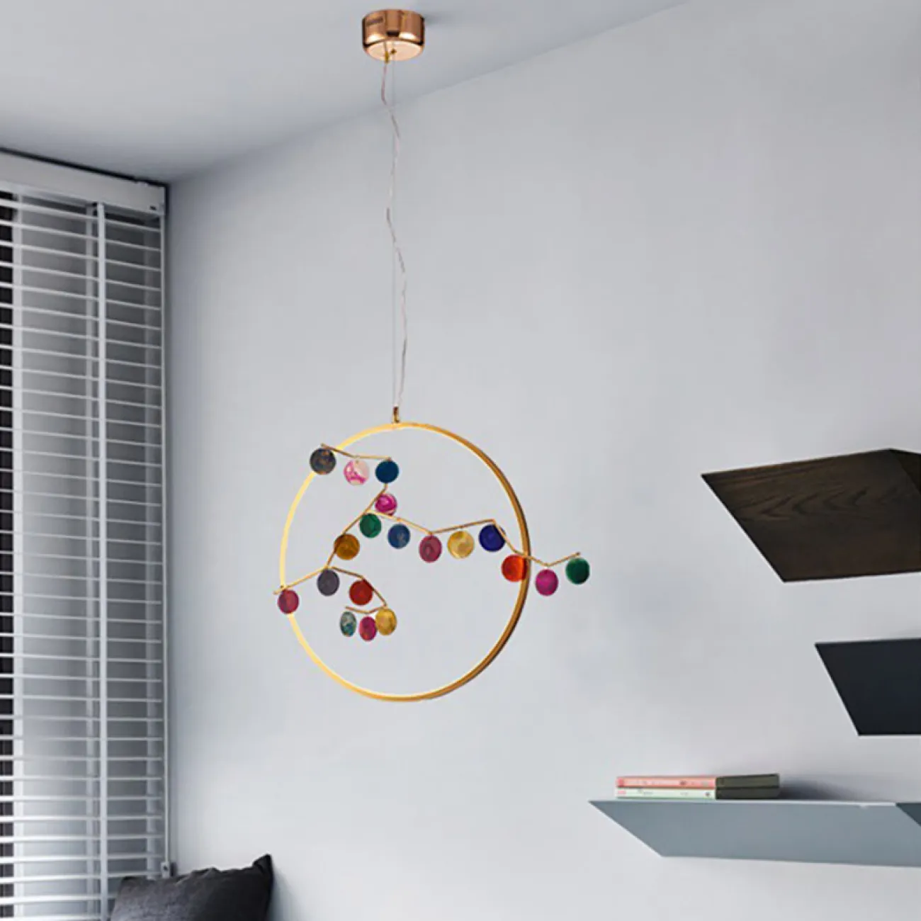 Подвесной светильник AGATE 10 purple D60 от ImperiumLoft Подвесной светильник AGATE 10 purple D60 от ImperiumLoft