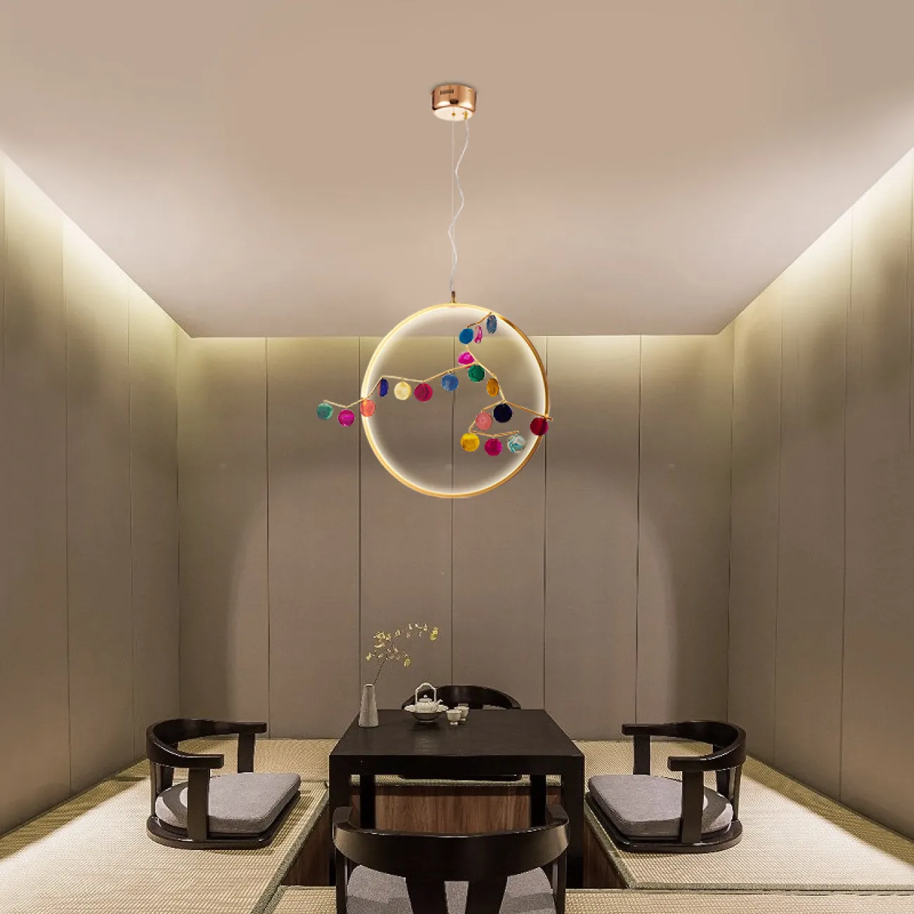 Подвесной светильник AGATE 10 purple D60 от ImperiumLoft Подвесной светильник AGATE 10 purple D60 от ImperiumLoft