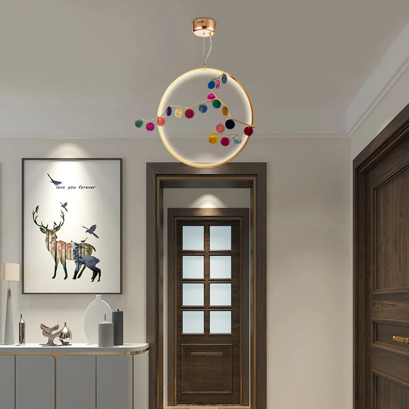 Подвесной светильник AGATE 10 purple D60 от ImperiumLoft Подвесной светильник AGATE 10 purple D60 от ImperiumLoft