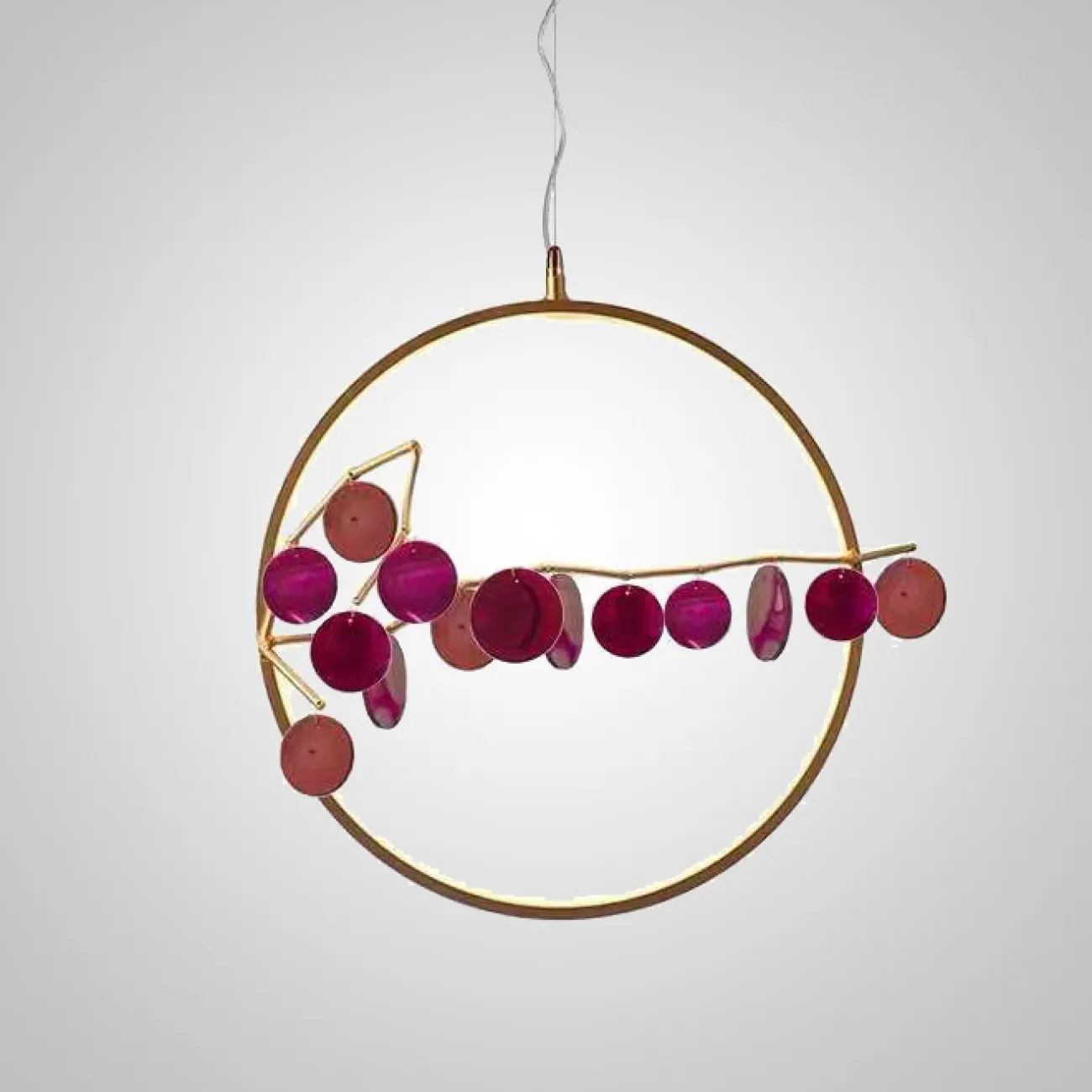 Подвесной светильник AGATE 10 multicolour D60 от ImperiumLoft