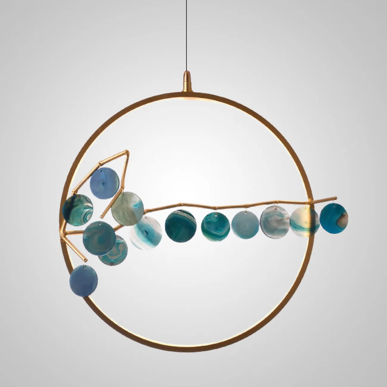 Подвесной светильник AGATE 10 purple D60 от ImperiumLoft Подвесной светильник AGATE 10 purple D60 от ImperiumLoft