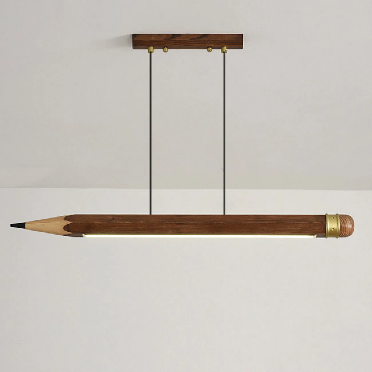 Подвесной светильник SWAN L120 Dark Wood от ImperiumLoft