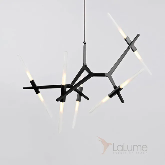 Подвесная люстра ANDES 10 Черный от ImperiumLoft