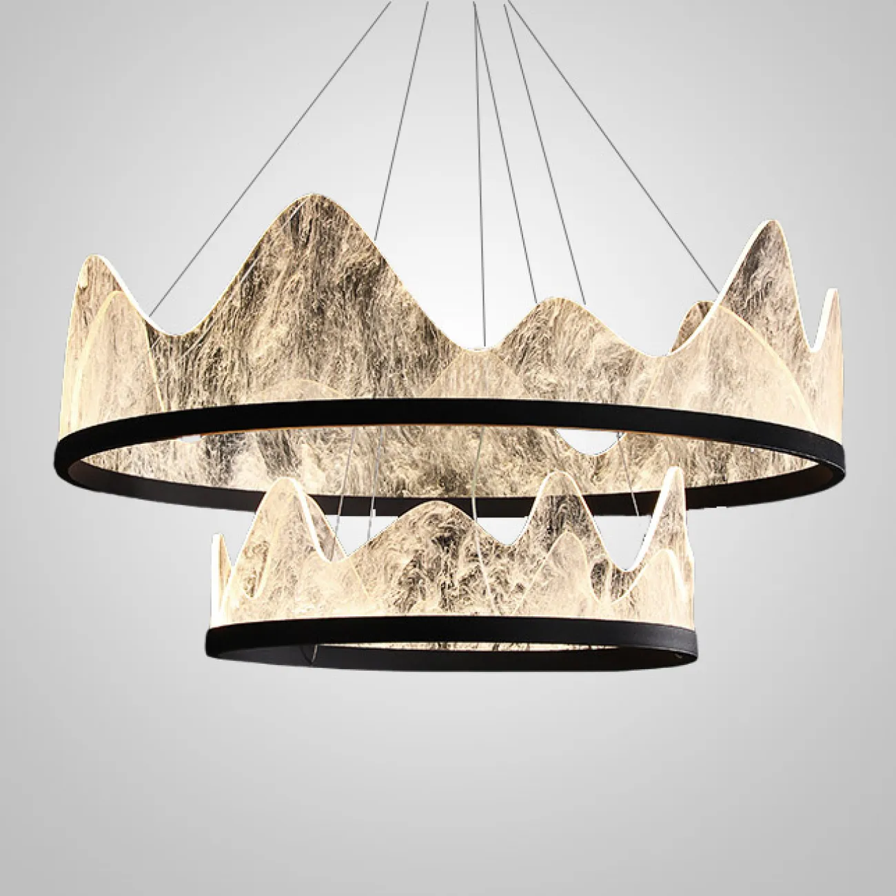 Подвесная люстра REGINA D50 Black от ImperiumLoft