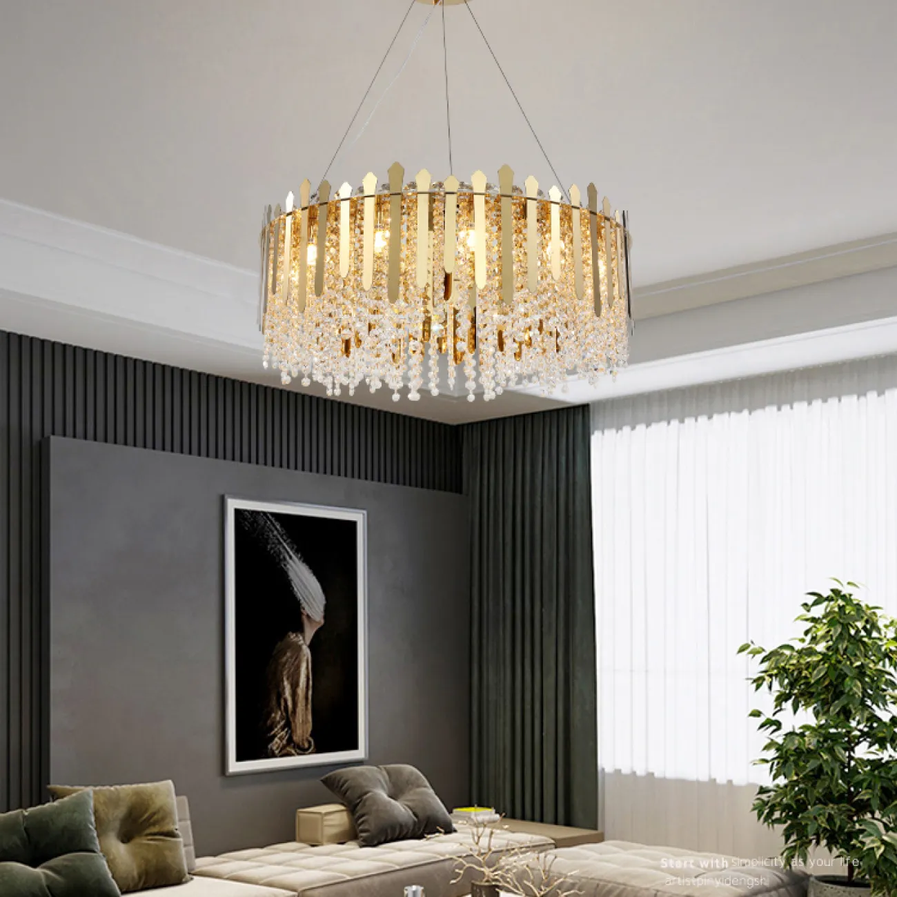 Подвесная люстра CHANEL D60 от ImperiumLoft
