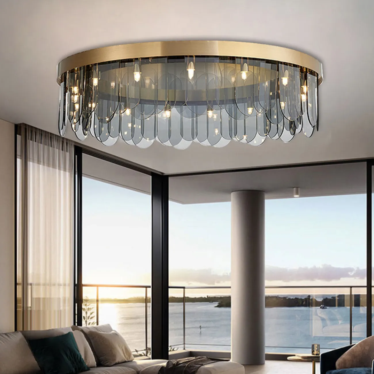 Потолочная люстра ALVIS D40 от ImperiumLoft