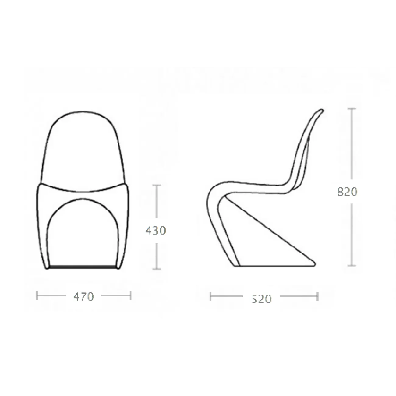 Стул Panton designed by Verner Panton		 in 1960 от LaLume