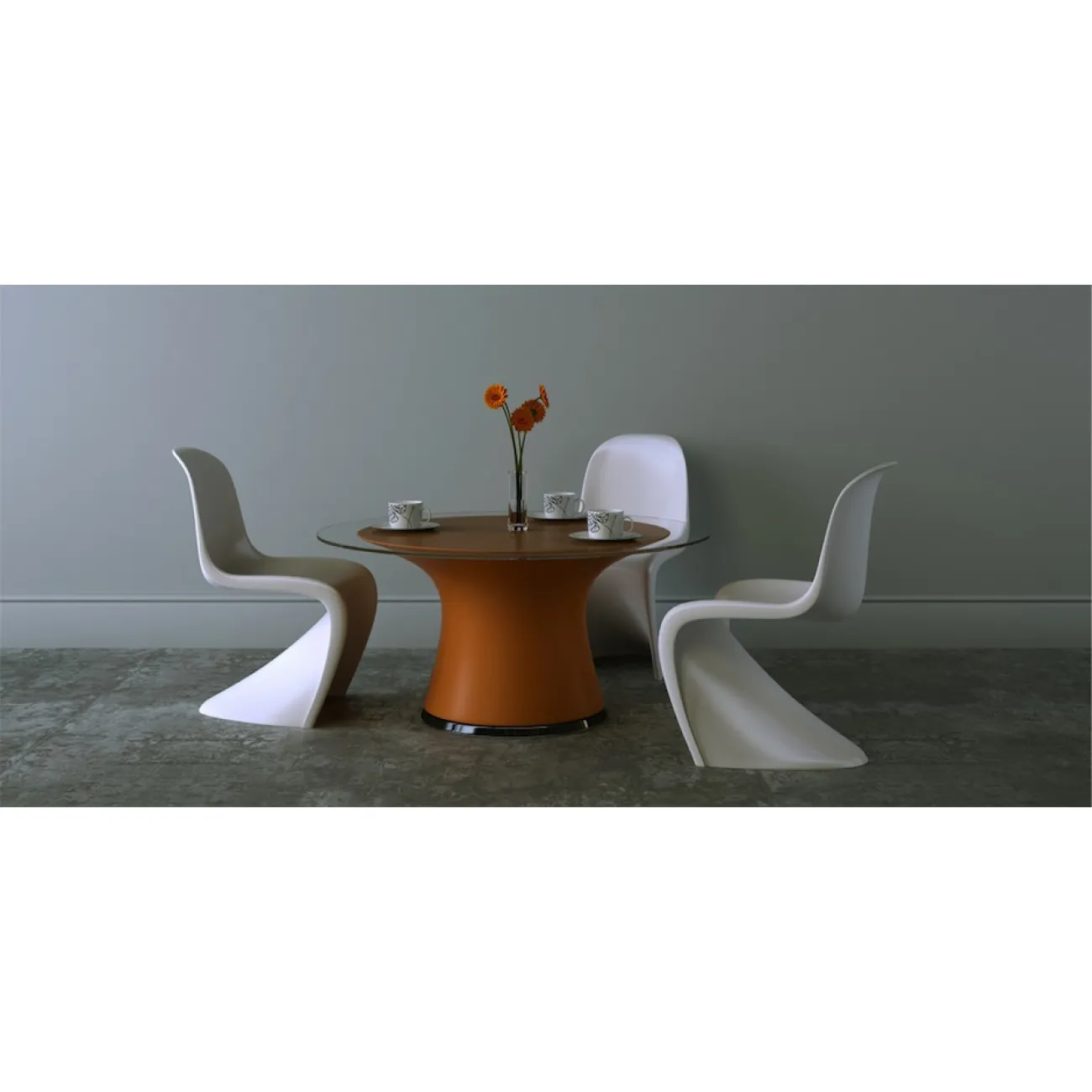 Стул Panton designed by Verner Panton		 in 1960 от LaLume