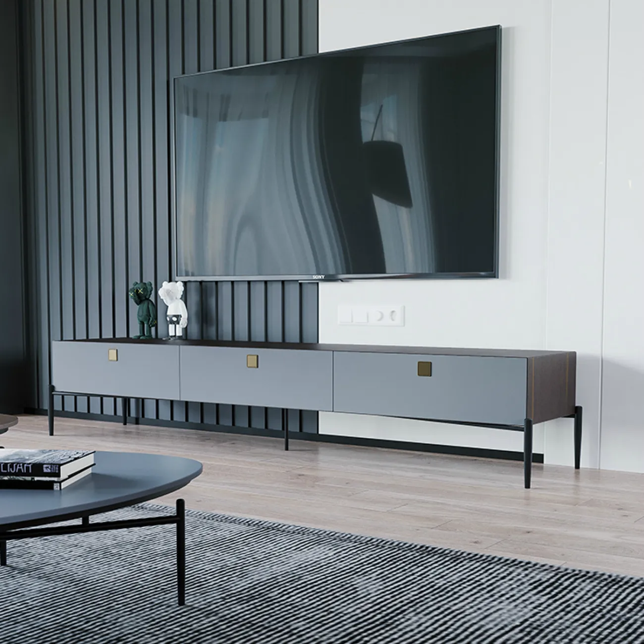 Дизайнерская тумба под TV - LaLume-TV00165