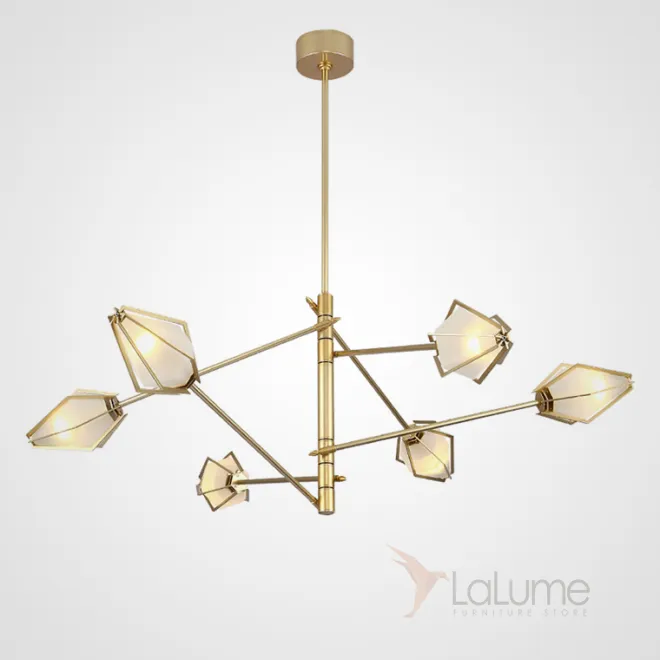 Люстра Harlow Spoke Chandelier White