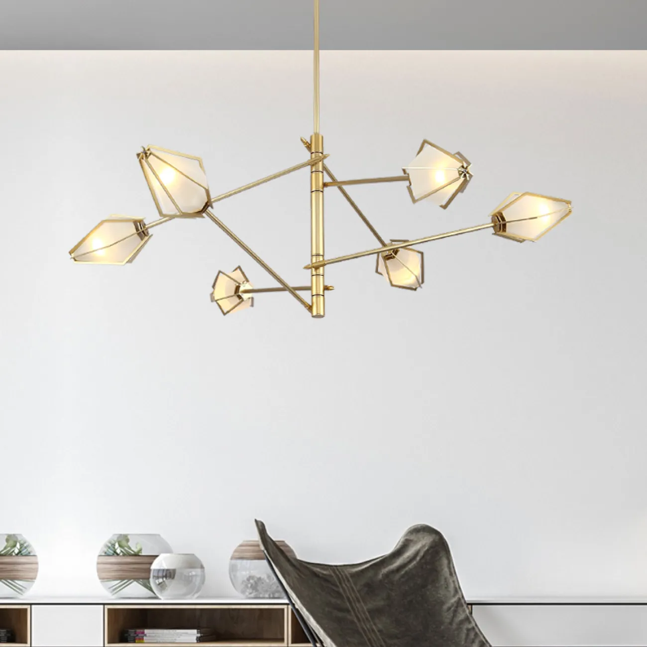Люстра Harlow Spoke Chandelier от ImperiumLoft