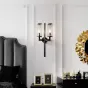 Настенный светильник в стиле постмодерн FEAT WALL L2 Brass