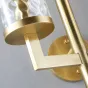 Настенный светильник в стиле постмодерн FEAT WALL L2 Brass