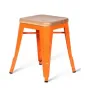 Кухонный стул Tolix Wood Seat Stool designed by Xavier Pauchard in 1934 от LaLume
