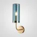 Настенный светильник Agne Blue Glass Tube wall light