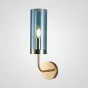 Настенный светильник Agne Blue Glass Tube wall light от ImperiumLoft
