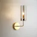 Настенный светильник Agne Brass Glass Tube wall light