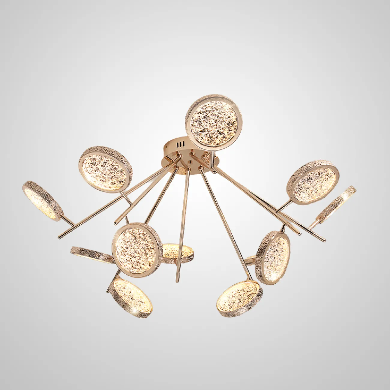 Потолочная люстра NAINA B CH A L8 от ImperiumLoft