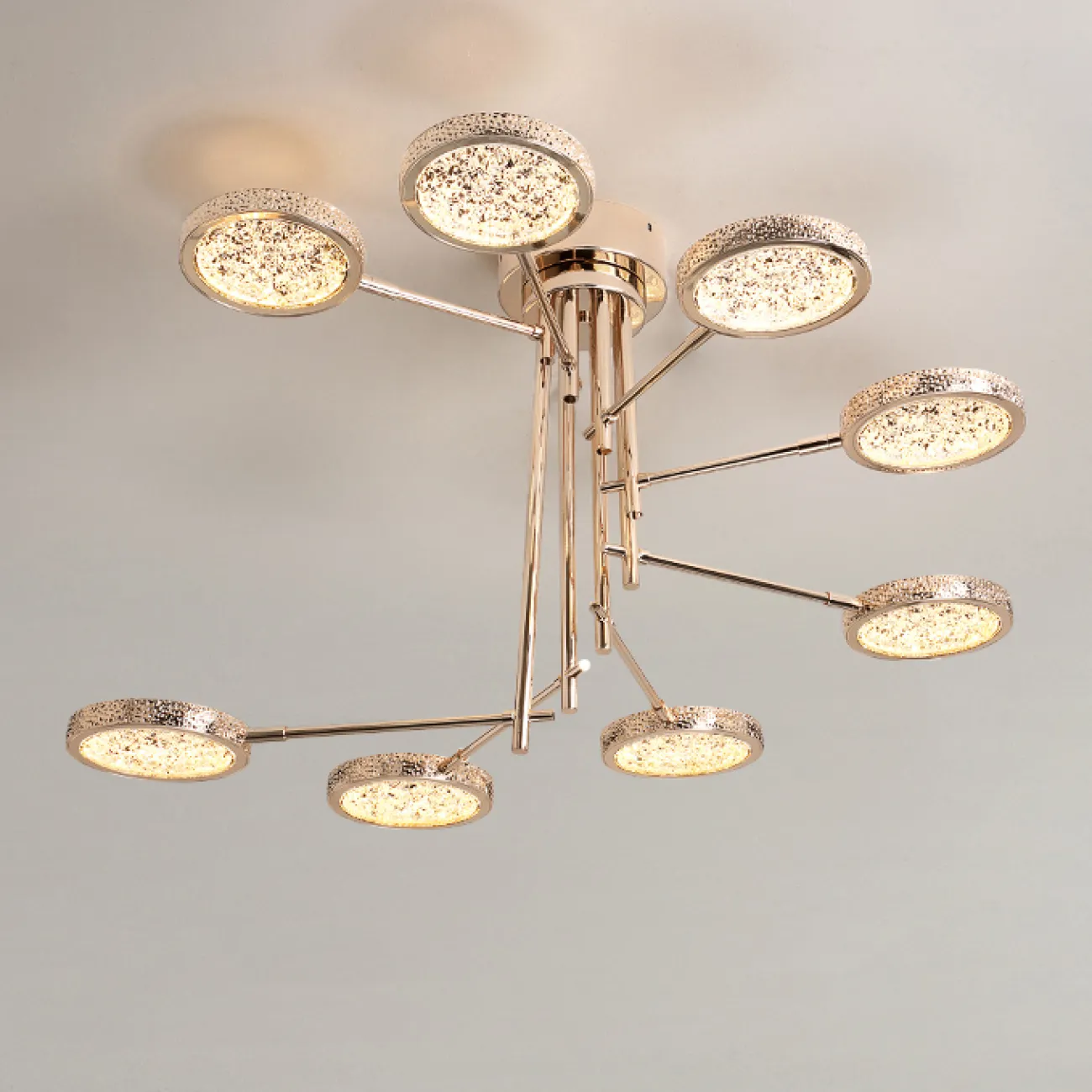 Потолочная люстра NAINA B CH A L8 от ImperiumLoft