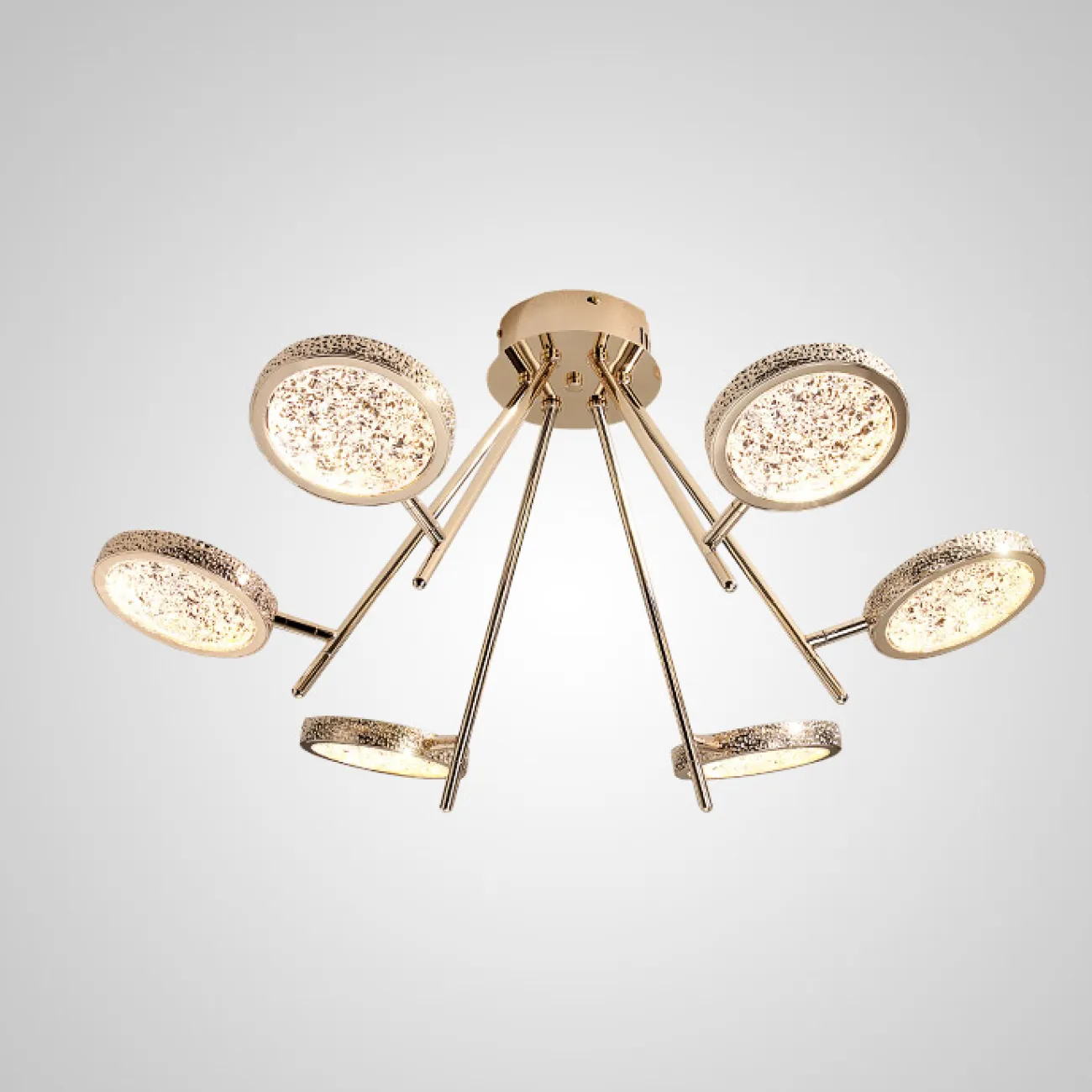 Потолочная люстра NAINA B CH A L8 от ImperiumLoft