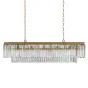 Люстра RH 1920s Odeon Clear Gold Square Chandelier от LaLume