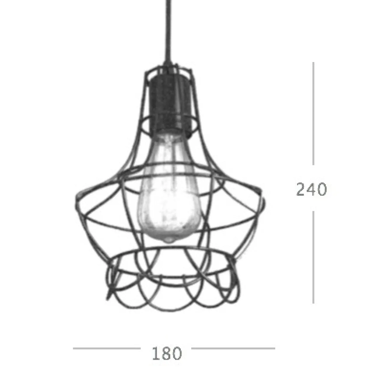 Cветильник Loft Nest Cage №4 от LaLume